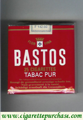 Bastos Tabac Pur 25 cigarettes soft box